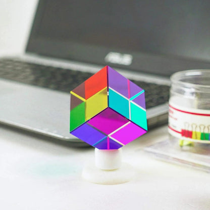 CMY Magic Prism Cube 3D Color Crystal for Photography by HitMyNeed