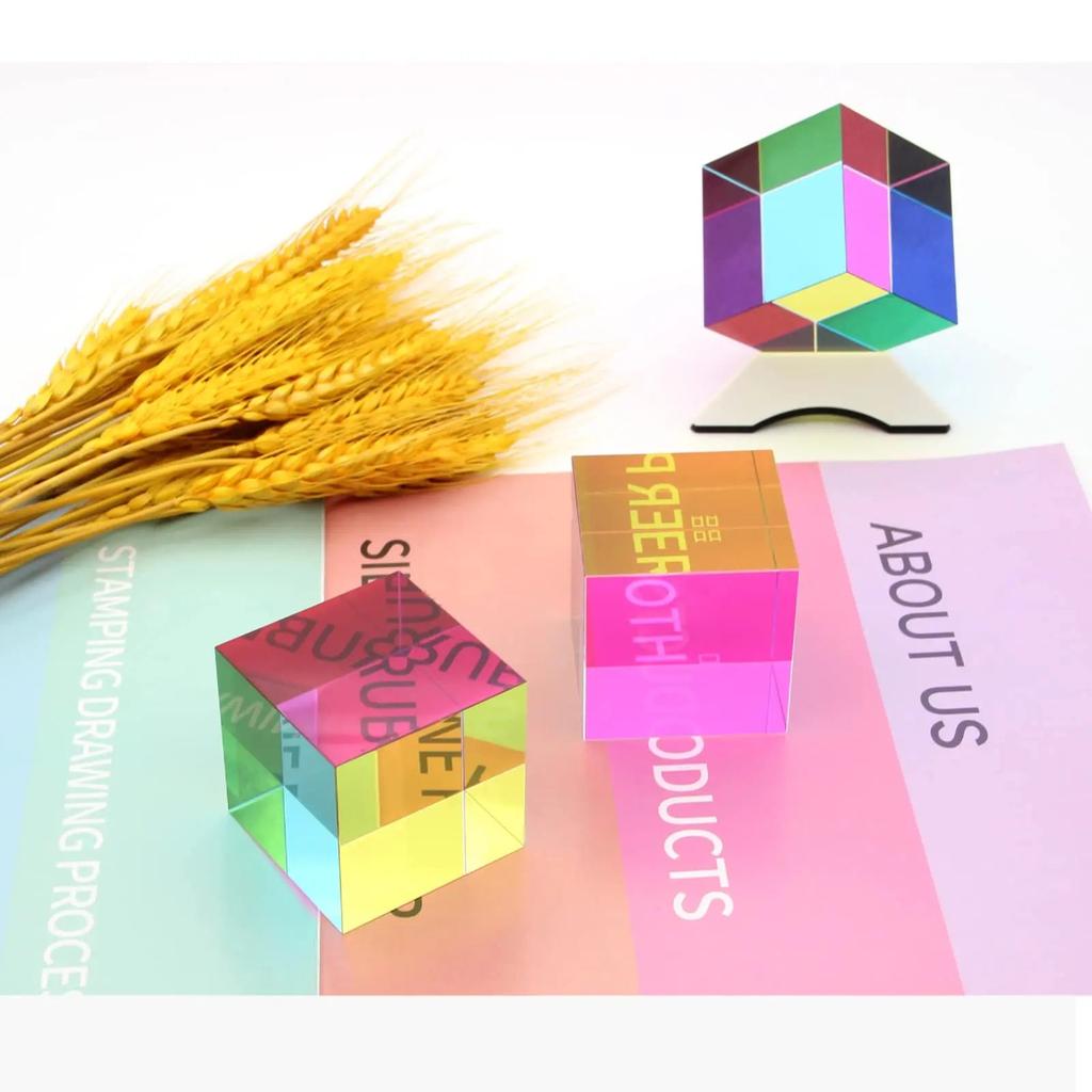 CMY Magic Prism Cube 3D Color Crystal for Photography by HitMyNeed