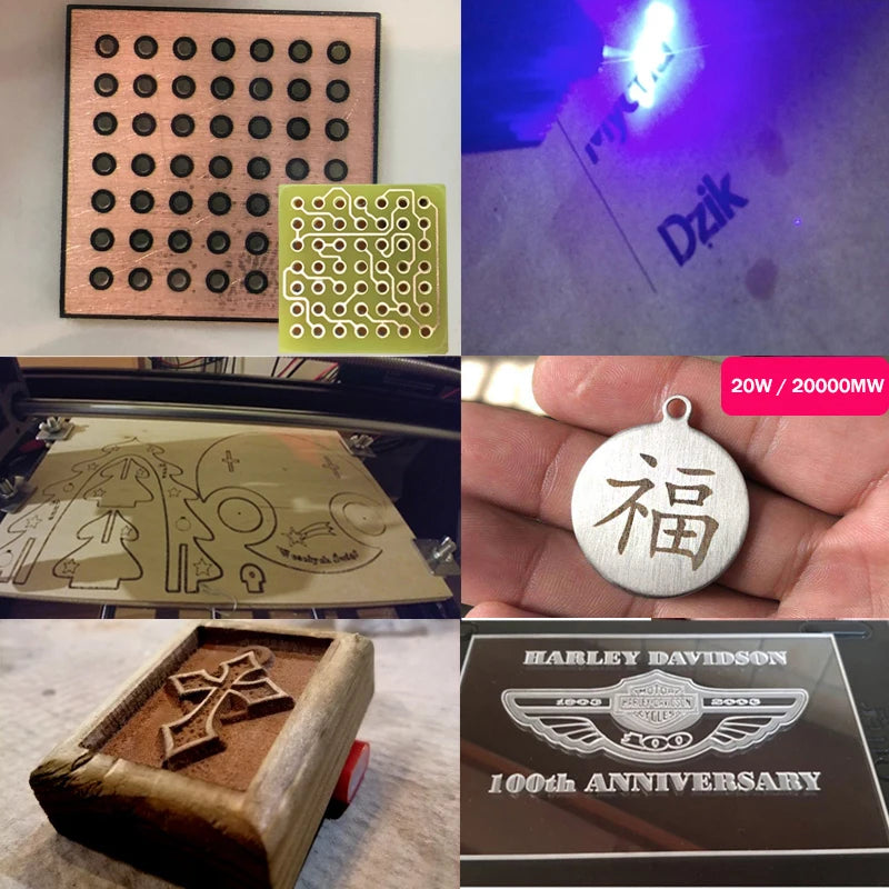 CNC 3018 Pro Mini Laser Engraver & Router 300×180mm by HitMyNeed