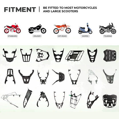 CNC Aluminum Top Case for BMW R1200GS / R1250GS by HitMyNeed