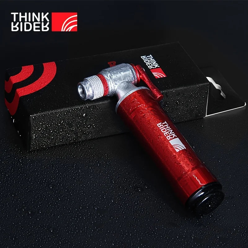 CO2 Bike Pump with Schrader & Presta Adapter Mini by HitMyNeed