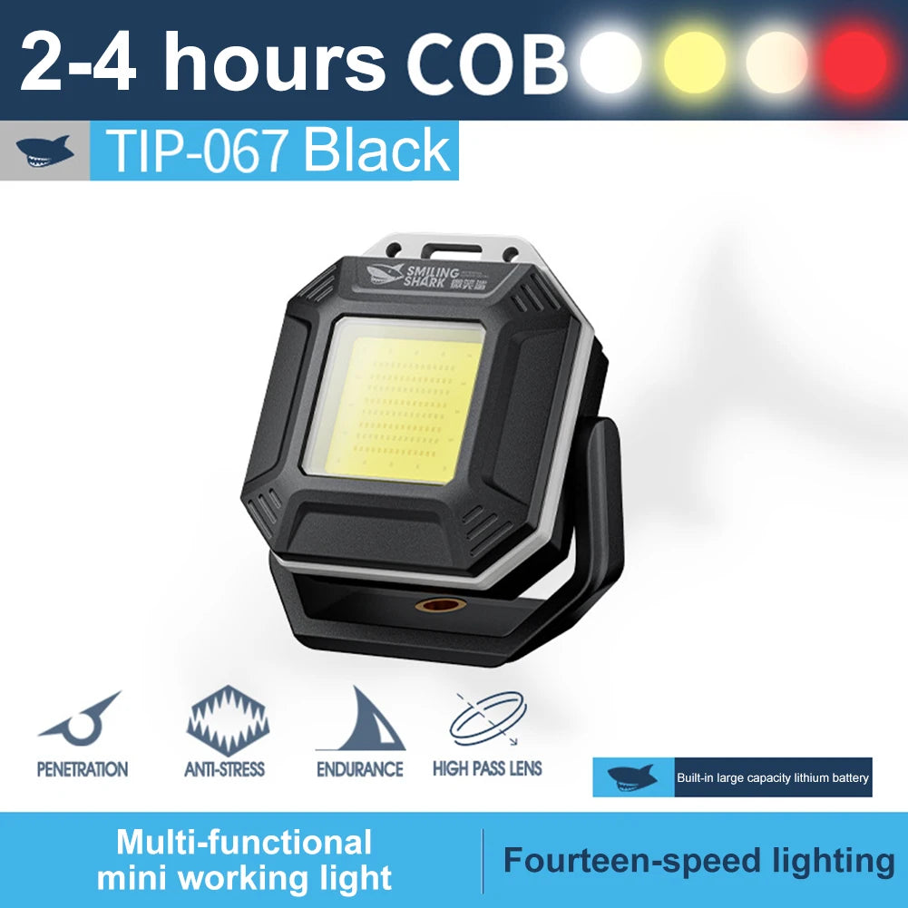 COB LED Magnetic Work Light Rechargeable IPX4 by HitMyNeed