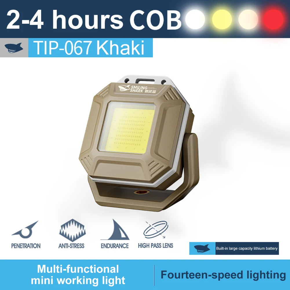 COB LED Magnetic Work Light Rechargeable IPX4 by HitMyNeed