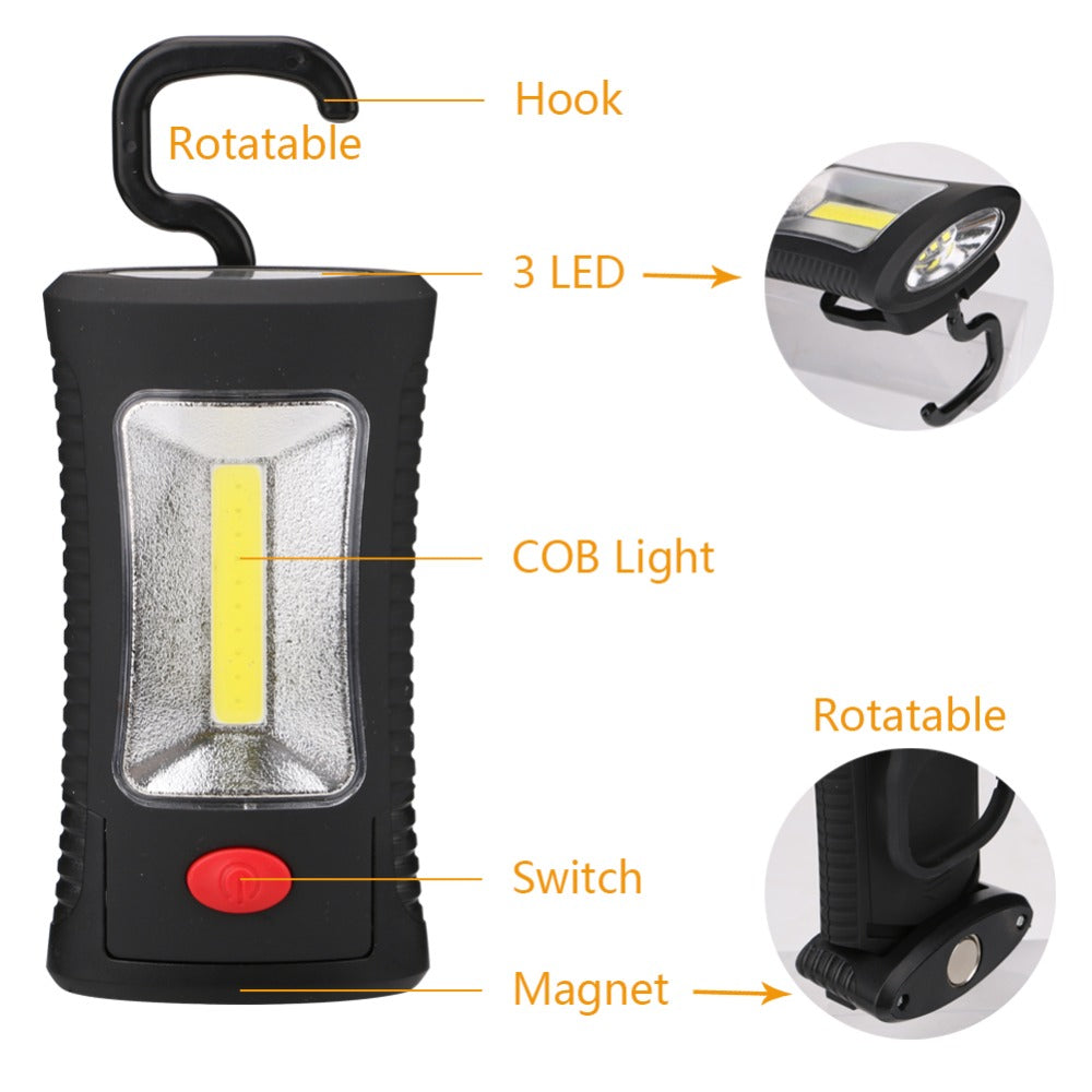 COB LED Tent Light with Hook and Magnet by HitMyNeed