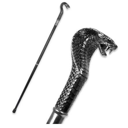 Cobra Head Snake Walking Stick Cane by HitMyNeed