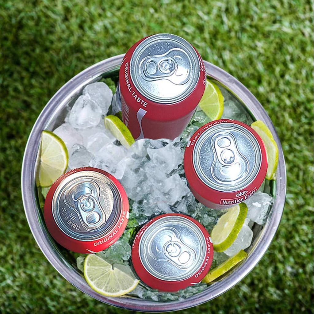 Coca-Cola Style Silicone Beer Can Sleeve Cover by HitMyNeed