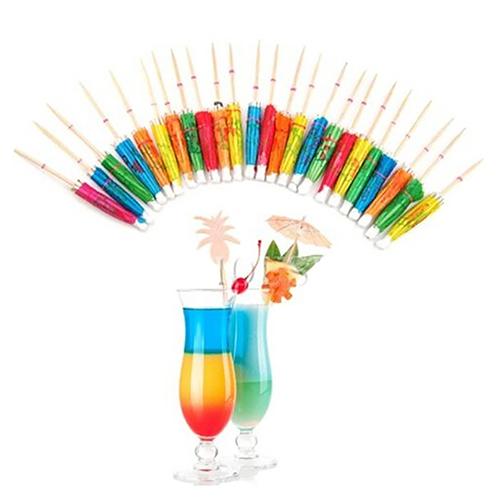 Cocktail Umbrellas Drink Decorations (50 Pack) by HitMyNeed