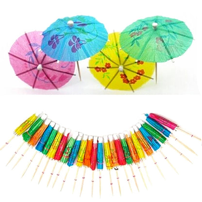 Cocktail Umbrellas Drink Decorations (50 Pack) by HitMyNeed