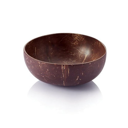Coconut Shell Wooden Fruit Bowl 12-14 cm by HitMyNeed