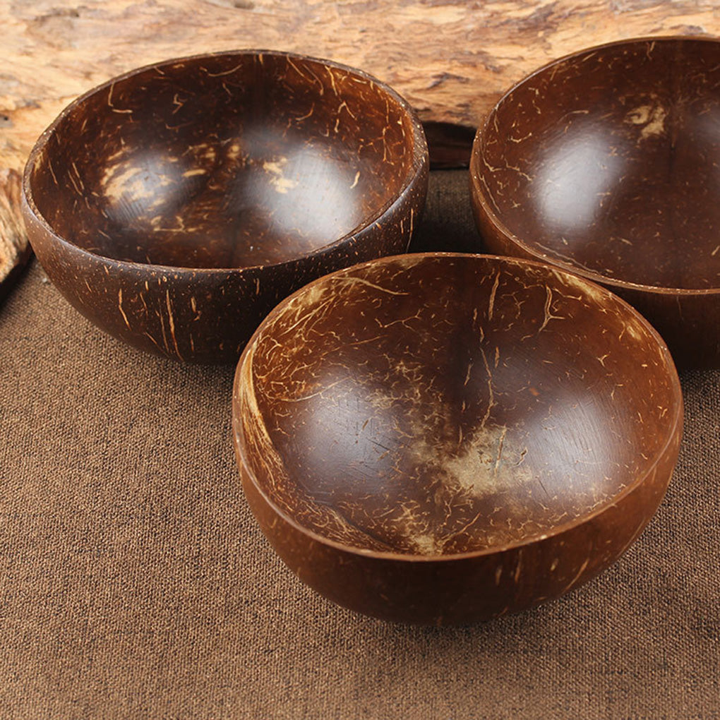 Coconut Shell Wooden Salad Bowl 13cm by HitMyNeed
