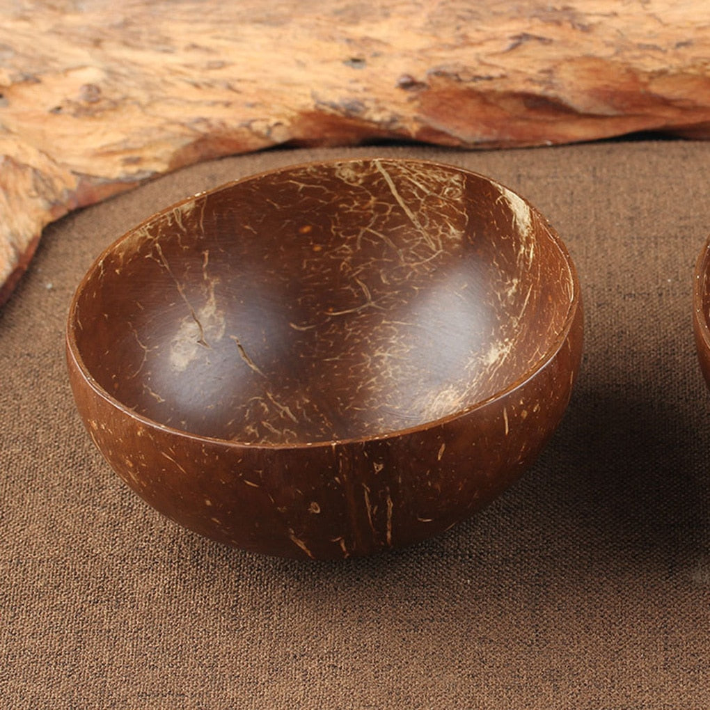 Coconut Shell Wooden Salad Bowl 13cm by HitMyNeed