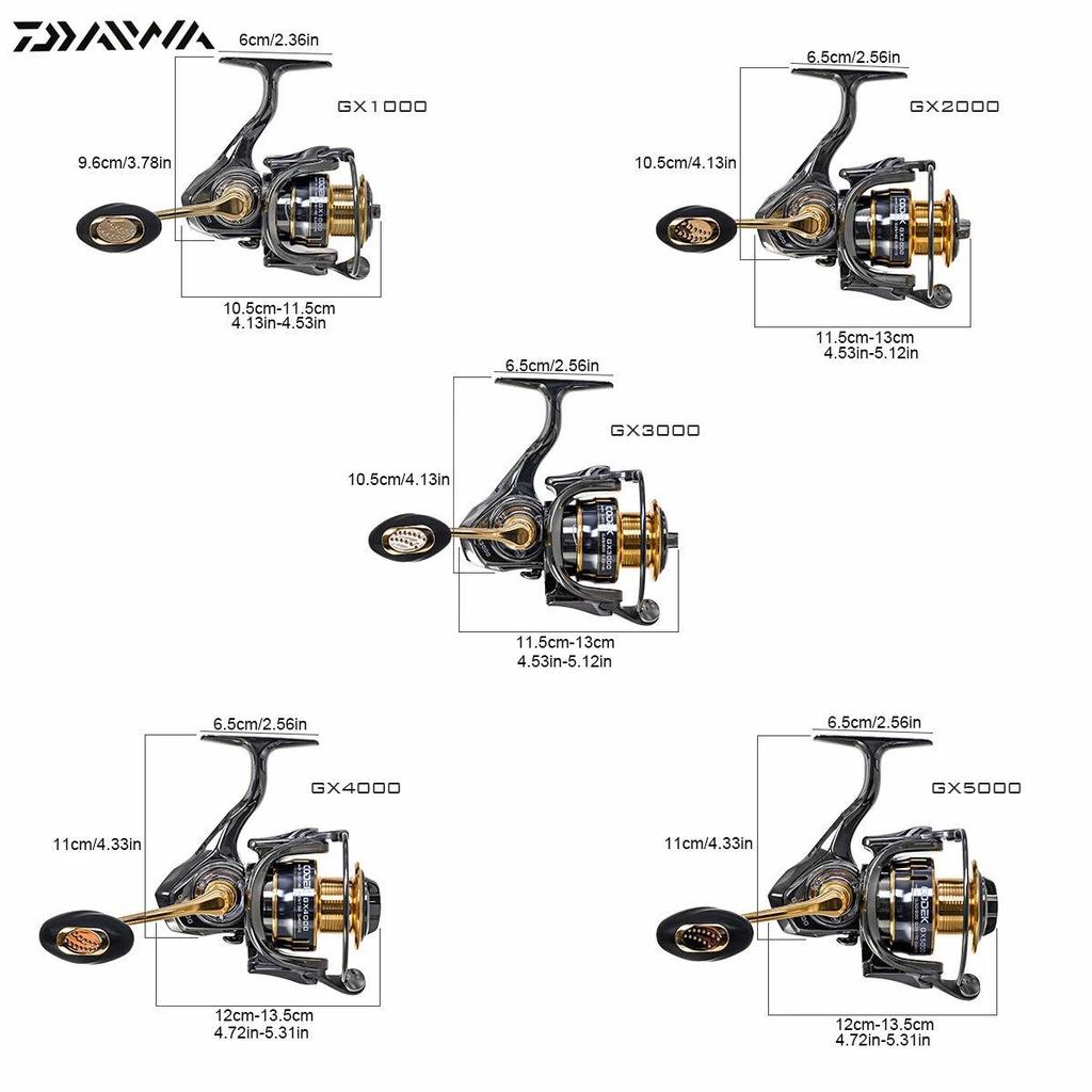CODEK All-Metal Spinning Fishing Reel 15kg Drag by HitMyNeed