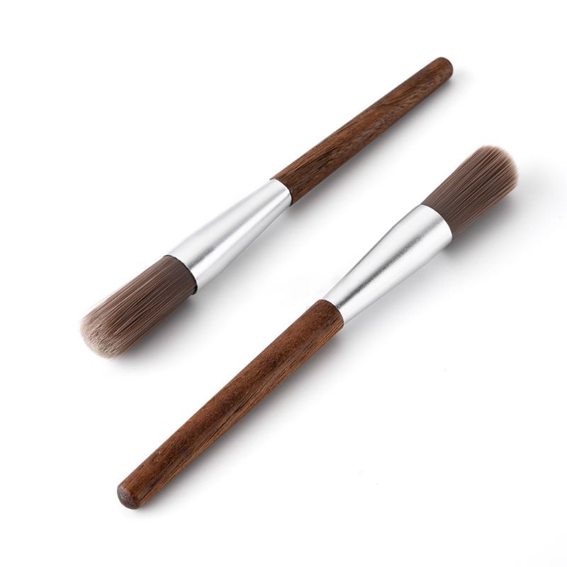 Coffee Grinder Cleaning Brush with Wooden Handle by HitMyNeed