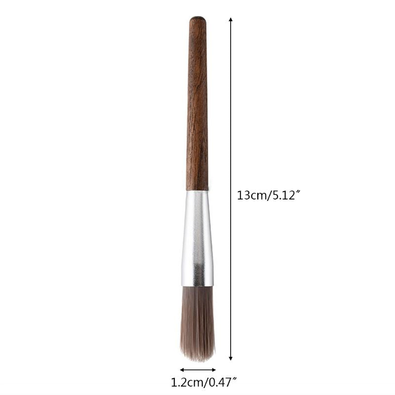 Coffee Grinder Cleaning Brush with Wooden Handle by HitMyNeed
