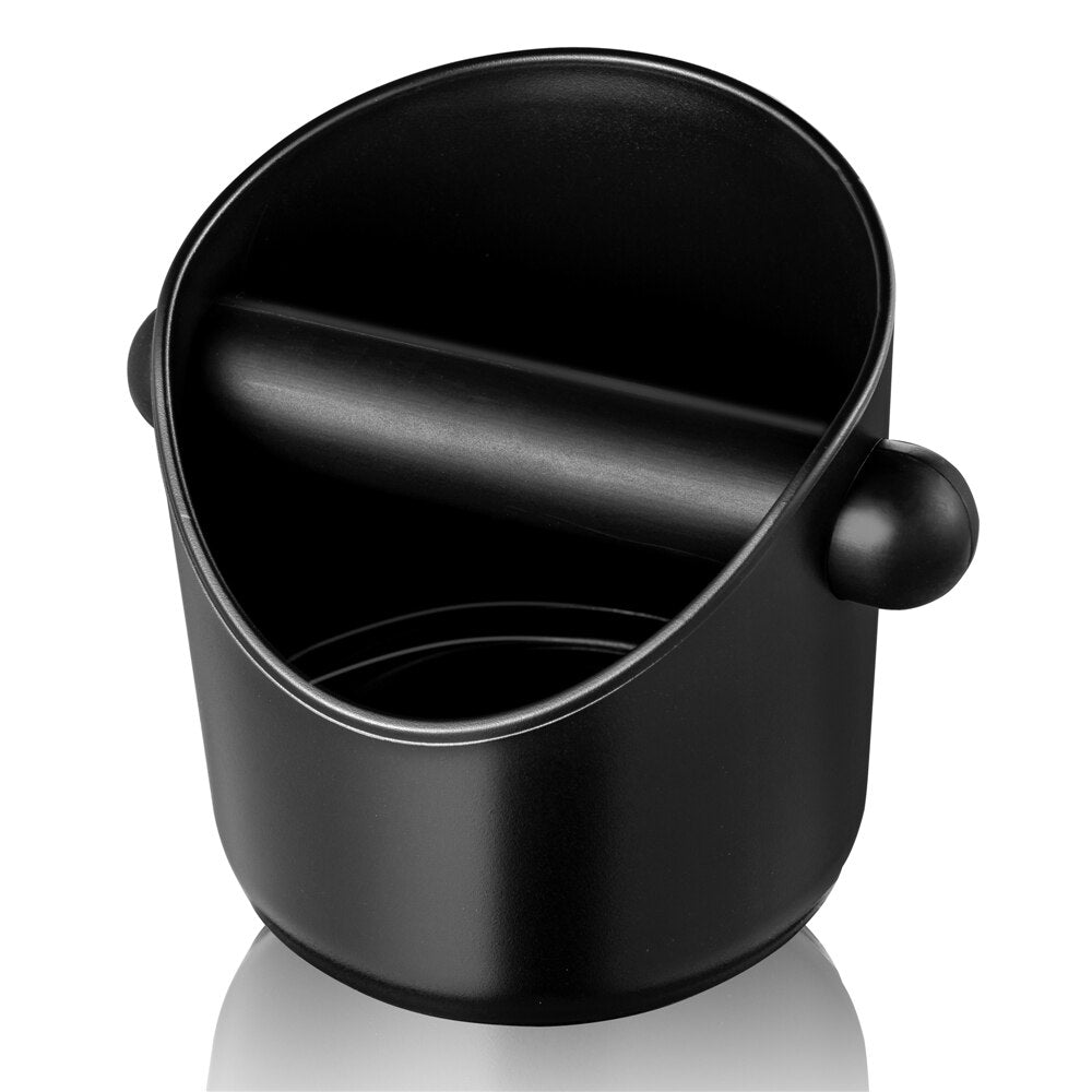 Coffee Knock Box with Shock-Absorbing Rubber Bar by HitMyNeed