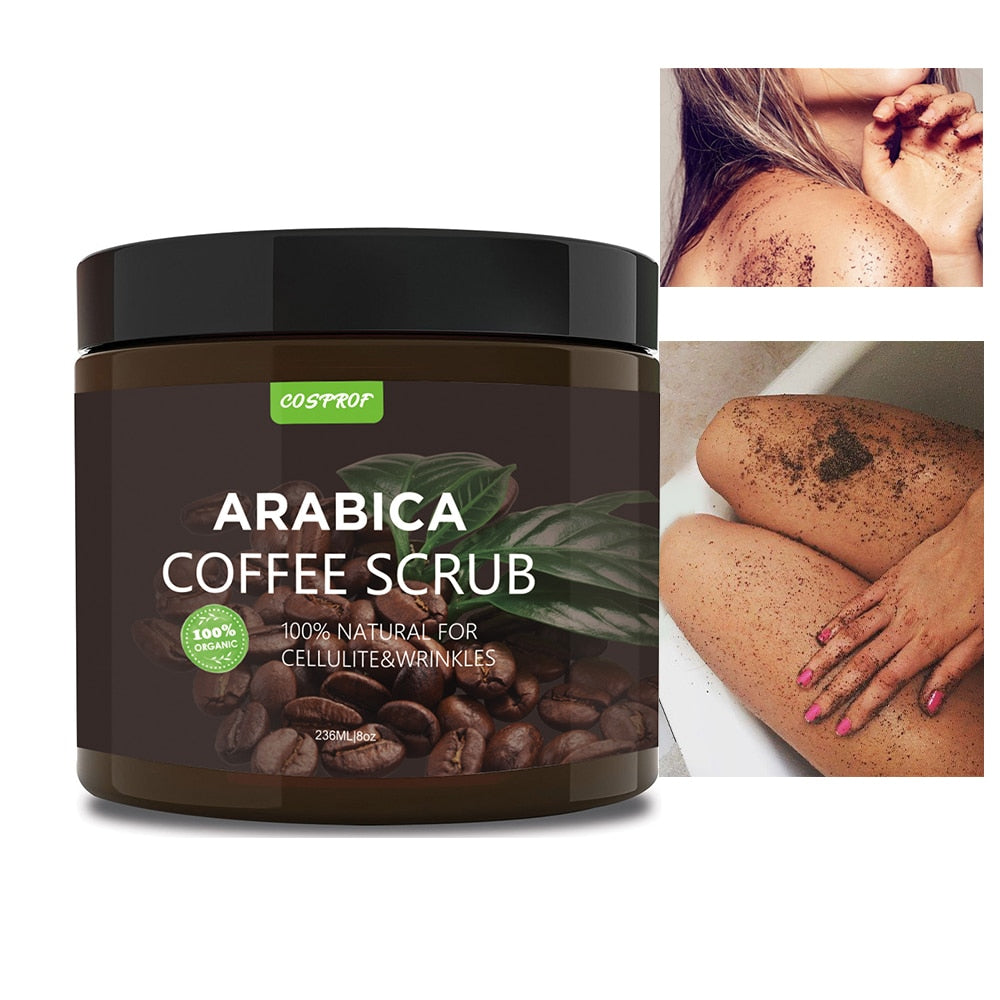 Coffee Scrub Body Exfoliator 250g by HitMyNeed