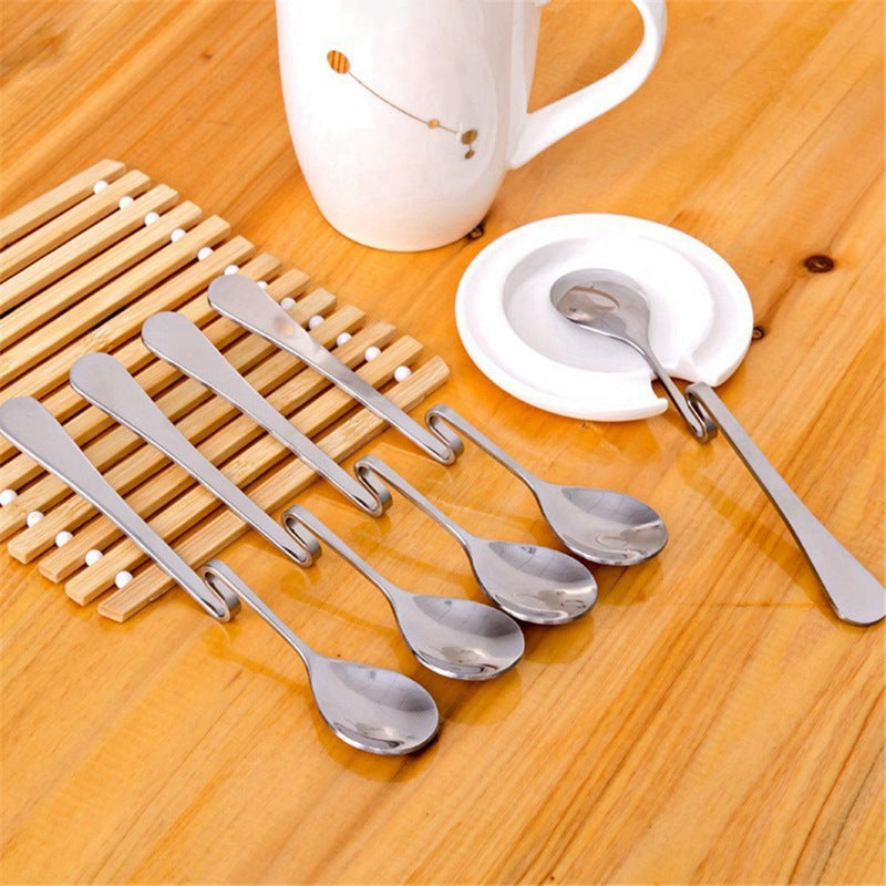 Coffee Spoon 5pc Stainless Steel Hanging Spoon Set by HitMyNeed