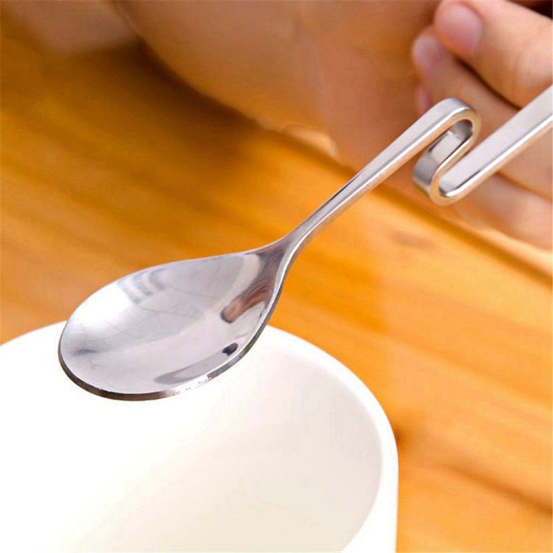 Coffee Spoon 5pc Stainless Steel Hanging Spoon Set by HitMyNeed