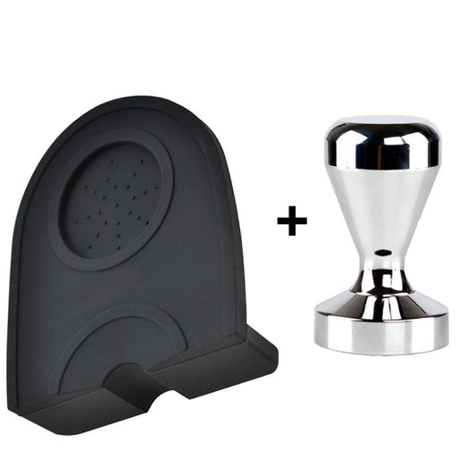Coffee Tamper 51mm with Non-Slip Silicone Pad by HitMyNeed