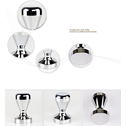 Coffee Tamper 51mm with Non-Slip Silicone Pad by HitMyNeed