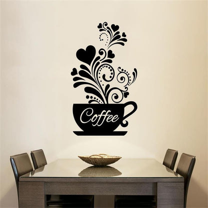 Coffee Wall Sticker for Kitchen, Café & Restaurant by HitMyNeed