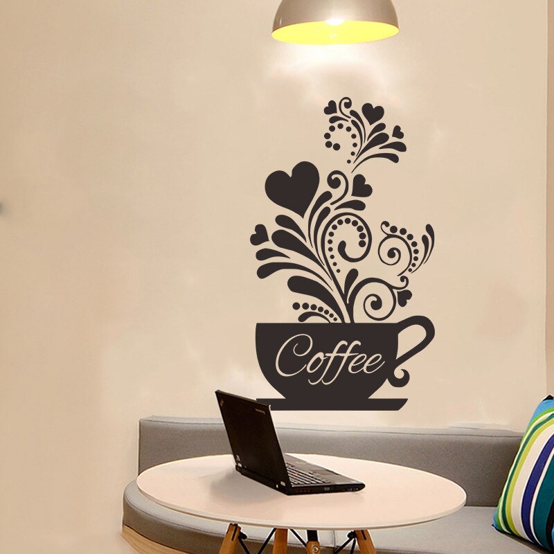 Coffee Wall Sticker for Kitchen, Café & Restaurant by HitMyNeed