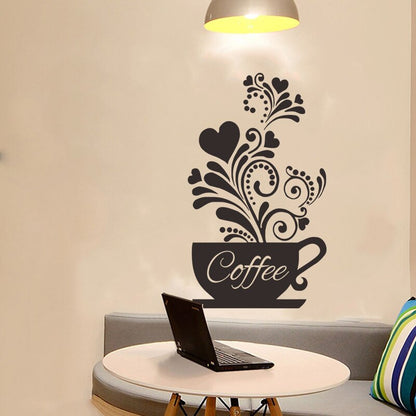 Coffee Wall Sticker for Kitchen, Café & Restaurant by HitMyNeed