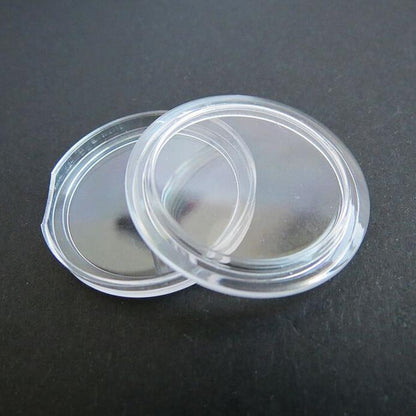 Coin Capsules Set 200 pcs, 21 mm Clear Holders by HitMyNeed