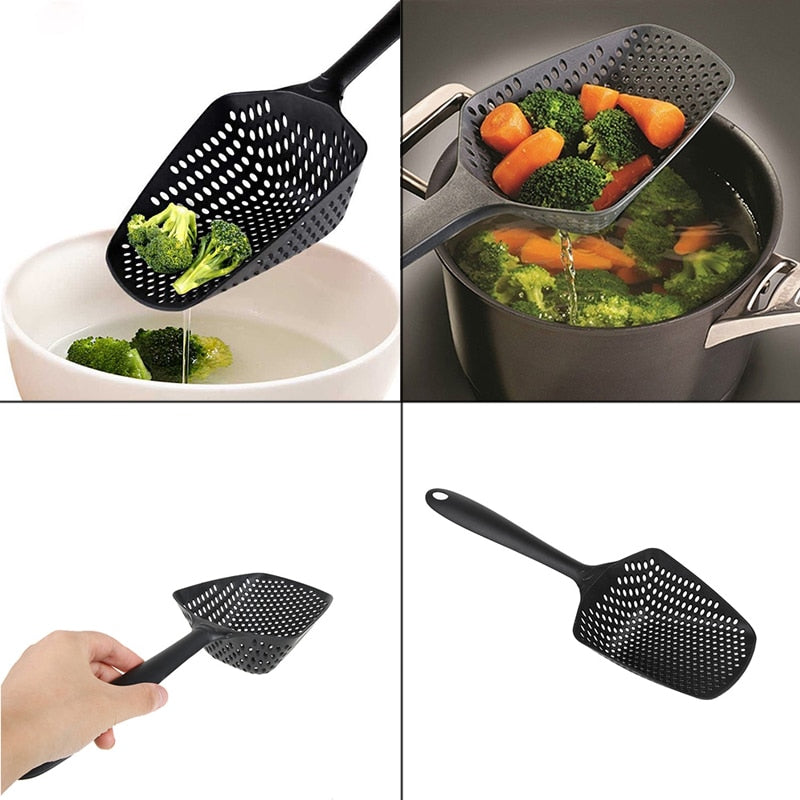 Colander Spoon Ladle Strainer Kitchen Utensil by HitMyNeed