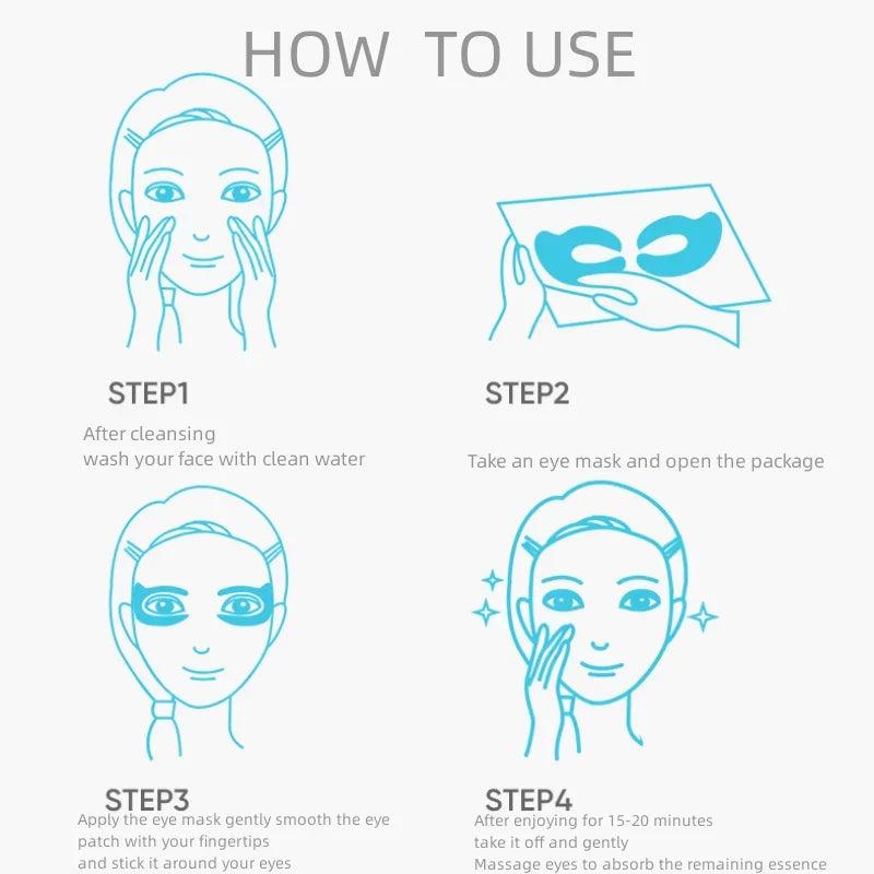 Collagen & Hyaluronic Acid Under Eye Mask Patches by HitMyNeed