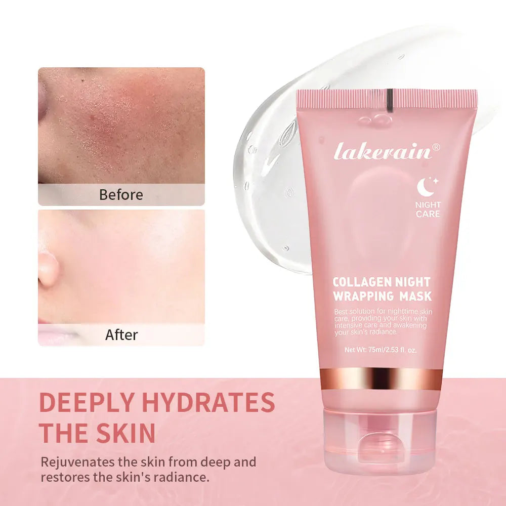 Collagen Overnight Wrapping Peel Off Facial Mask 75ml by HitMyNeed