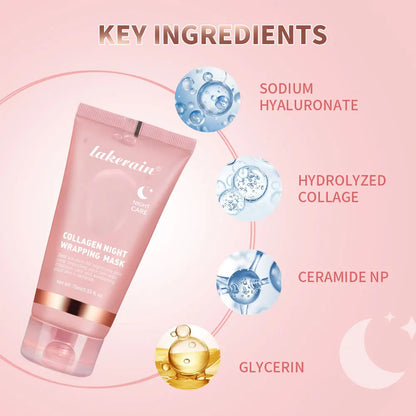 Collagen Overnight Wrapping Peel Off Facial Mask 75ml by HitMyNeed