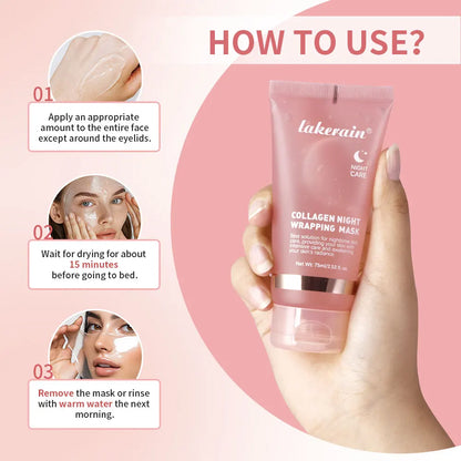 Collagen Overnight Wrapping Peel Off Facial Mask 75ml by HitMyNeed
