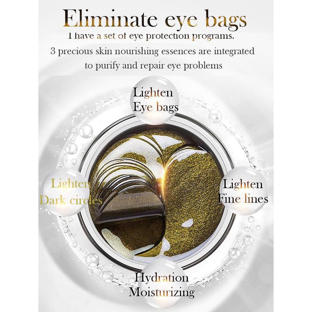 Collagen Under Eye Gel Patches (60 Pieces) by HitMyNeed