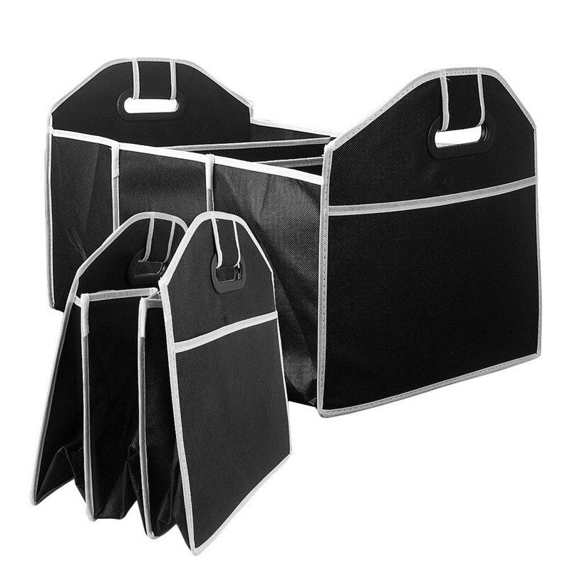 Collapsible 3-Compartment Car Trunk Organizer by HitMyNeed