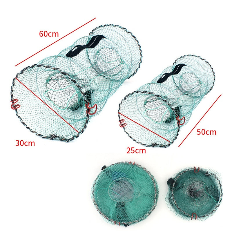 Collapsible 4-Layer Crab & Bait Net Trap by HitMyNeed