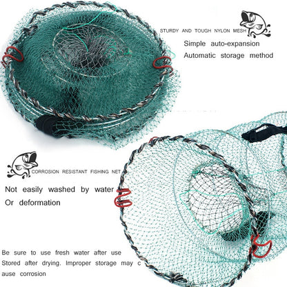 Collapsible 4-Layer Crab & Bait Net Trap by HitMyNeed