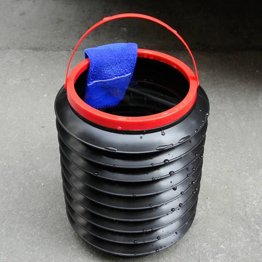 Collapsible Camping Bucket 4L Foldable Water Container by HitMyNeed