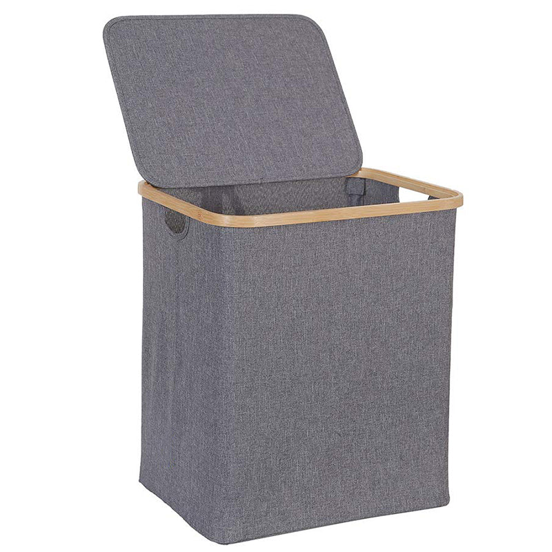 Collapsible Laundry Hamper with Lid and Handles by HitMyNeed