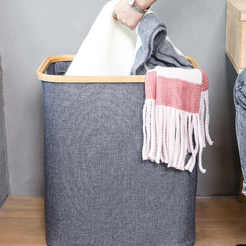 Collapsible Laundry Hamper with Lid and Handles by HitMyNeed