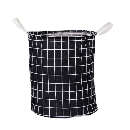 Collapsible Linen Laundry Hamper Basket by HitMyNeed