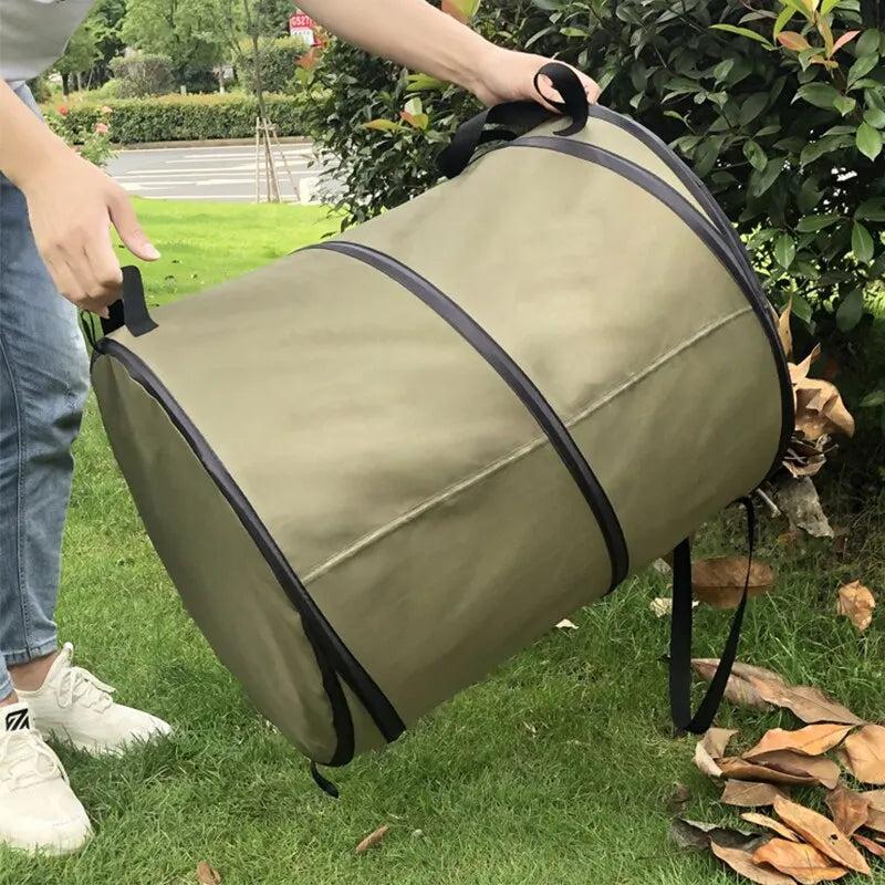 Collapsible Pop-Up Garden & Camping Trash Can 10 Gal by HitMyNeed
