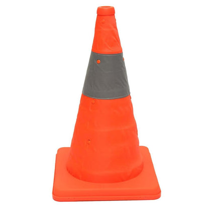 Collapsible Reflective Traffic Cone for Road Safety by HitMyNeed