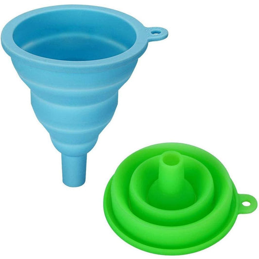 Collapsible Silicone Funnel for Kitchen and Travel by HitMyNeed