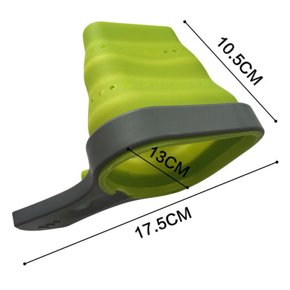 Collapsible Silicone Kitchen Strainer Tool by HitMyNeed