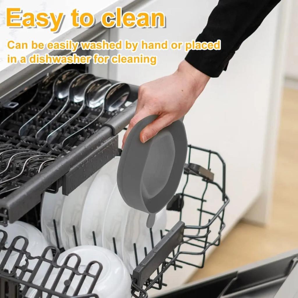 Collapsible Silicone Microwave Popcorn Bowl with Lid by HitMyNeed