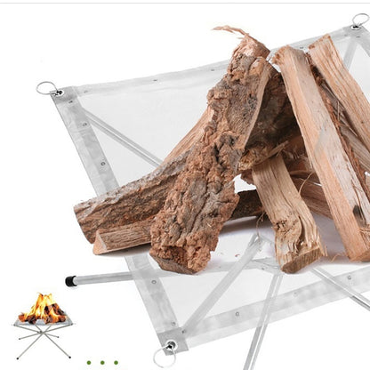 Collapsible Stainless Steel Folding Fire Pit by HitMyNeed