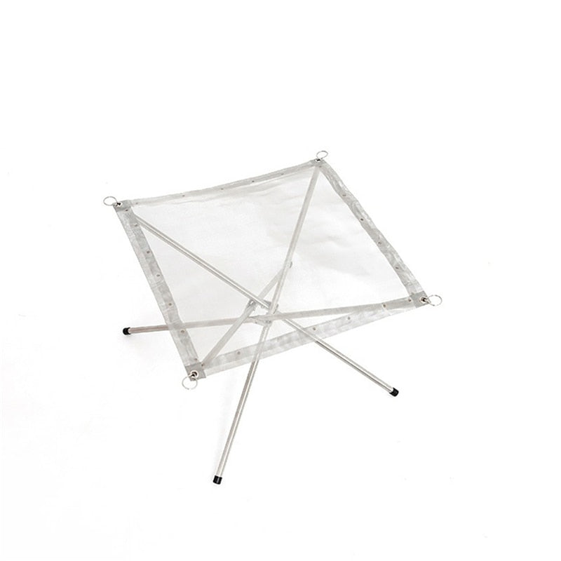 Collapsible Stainless Steel Folding Fire Pit by HitMyNeed