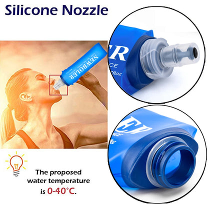 Collapsible TPU Soft Flask Water Bottle 250ml / 500ml by HitMyNeed