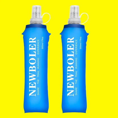 Collapsible TPU Soft Flask Water Bottle 250ml / 500ml 500ml-soft-flask by HitMyNeed